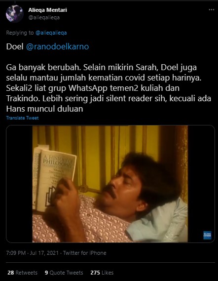 Skenario sidoel di masa PPKM ala netizen twitter ini bikin ngakak guling-guling